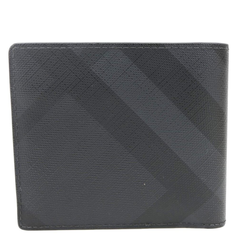 Burberry London Check-Print Canvas Bi-Fold Wallet Black - Picture 4 of 15